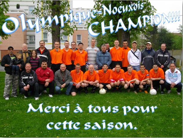 Ol-Noeux B champion de Promotion Première Division saison 2008/2009